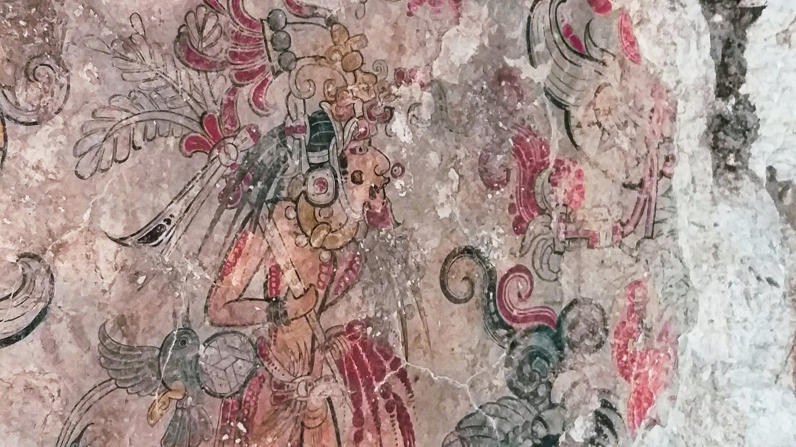 Mural en Holmul Grande